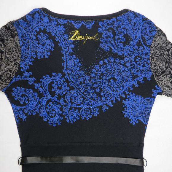 Desigual Anita 48V2164 Womens Dress S/6 Designer - Picture 6 of 8